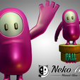 cgtrader.png Archivo 3D gratis Figura Fall Guys Free 3D print model・Diseño de impresora 3D para descargar