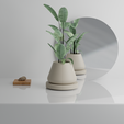 1_Crème_Meuble.png #1 Elegant, minimalist plant pot in 3D