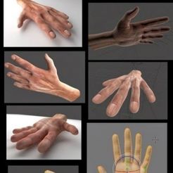 Archivo STL Hand Sculpture - Escultura de manos ✋・Objeto imprimible en 3D  para descargar・Cults