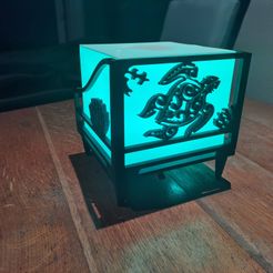 IMG_20201211_143143_889.jpg STL file Turtle lamp・3D printing design to download