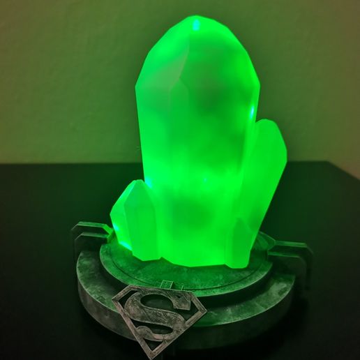 Stl File Kryptonite Night Lamp・3d Printing Idea To Download・cults