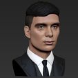 33.jpg Tommy Shelby from Peaky Blinders bust for full color 3D printing