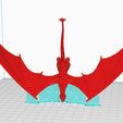 Support.jpg STL file Batwing dragon・3D printer model to download