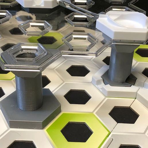 Marble Run to Gravitrax Trasition Riser 3D model