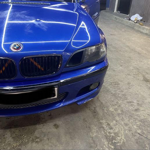 E46 facelift headlight intake -left driver side