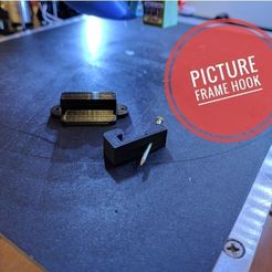 hook1.jpeg STL-Datei Picture Frame Hook kostenlos・Design für 3D-Drucker zum herunterladen