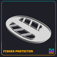 Fisher-Cover-PBS.png Searching coil Protector Cover for metal detector Fisher 11" DD