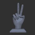 1lowpoly.jpg Low poly Hand sign two fingers, Hand sign two fingers