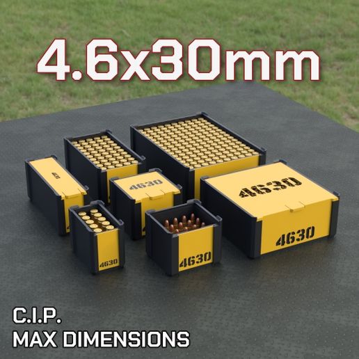DBOX AMMO BOX 4.6x30mm AMMUNITION STORAGE 10/20/25/50/100/150 ROUNDS CRATE ORGANIZER 4.6x30