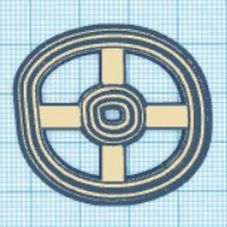 DN.jpg STL file Organic donut cutter polymer clay cutter・3D printer design to download