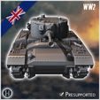 5.jpg Valentine Mark Mk. X infantry tank - UK United WW2 Kingdom British England Army Western Front Normandy Africa Bulge WWII D-Day
