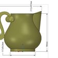 Vpot07-22.jpg STL-Datei cup jug vessel vpot17 for 3d-print or cnc・3D-druckbares Modell zum Herunterladen