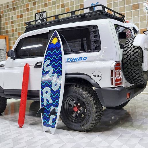 1:10 Surfboard 3D model