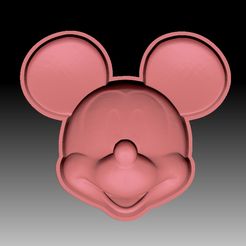 Mickey-VACUUM-PIECE.jpg Fichier STL MOULE POUR BOMBE DE BAIN MICKEY MOUSE・Plan à imprimer en 3D à télécharger