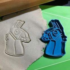 llama.jpg 3D file Cookie Cutter Fortnite Flame. Cutting + Stamping.・3D printer design to download