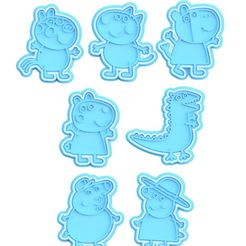 1.jpg Peppa Pig cookie cutter set of 7