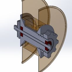 Coupe.jpg Creality3D Ender-3 pro 3D printer spool holder