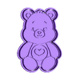 oso 10cm.stl CARE BEAR - COOKIE CUTTER