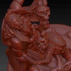 Necromancer-1.jpg Fichier STL Sorcier nécromancien・Design pour imprimante 3D à télécharger