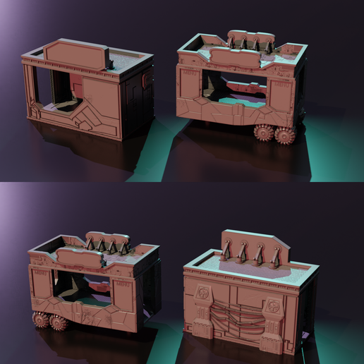 Stalls_col.png "Red Sunset" Cyberpunk assets addon