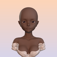 IMG_4315.png Bjd Bust Stand - flower