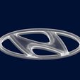 30.jpg Hyundai Badge 3D Print