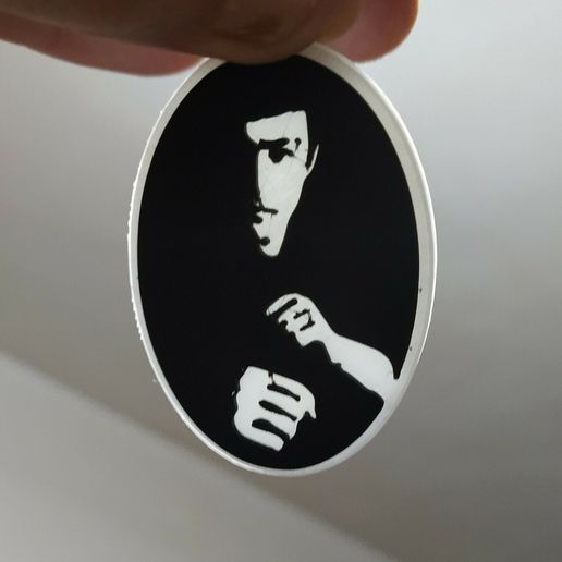 Bruce Lee Keychain 3D model
