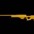 s21.png AWP Sniper Pubg Gun - AWP Cs-Go Rifle Game Gun 3D print model