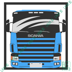 SCANIA-4.png Scania 4 Front Truck Frame