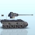 6.jpg Panzer V Panther Ausf. A (damaged) - WW2 German Flames of War Bolt Action 15mm 20mm 25mm 28mm 32mm