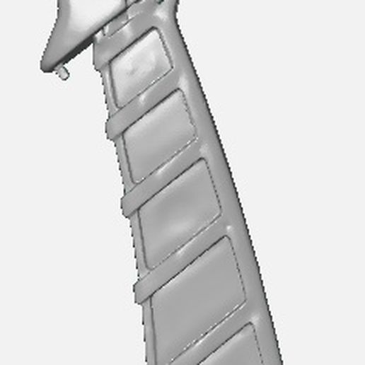 Power Rangers White Tigerzord Tail 3D model