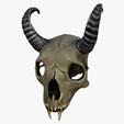 model-1.png Horned animal skull