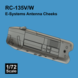 RC-135W-Cheeks-v3.png 1/72 RC-135V / RC-135W RIVET JOINT / AIRSEEKER E-Systems antenna cheeks