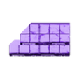 Pyramid_Medium_DoubleStepped-B-Left-B01.stl Pyramid Modular Levels - (Medium) Square - A03 (Doors)