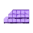 Pyramid_Medium_DoubleStepped-B-Left-B01.stl Pyramid Modular Levels - (Medium) Square - A02 (Stairs)