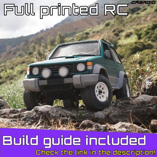 🚗 PAJ3RO - Full 3D printed RC car Kit・ 3D File for 3D