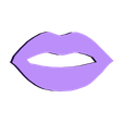 lips_2_big.stl niedliche Zufallselemente für Scrapbooking und andere Bastelarbeiten