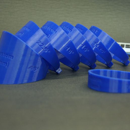 76-mm-:-3-in-Pie-Cut-Pipe-Cutting-Template-STL-Set---7-Angles-for-Lobster-Back-Exhaust-Bends.jpg 76 mm / 3 in Pie Cut Pipe Cutting Template STL Set – 7 Angles for Lobster Back Exhaust Bends