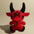 01.png Baphomet em croché (Amigurumi)