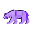 Low Poly California Grizzly.STL Low Poly California Grizzly and New California Republic