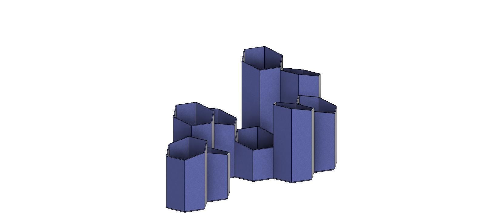 Download STL file Hex Desk Snake • Template to 3D print ・ Cults
