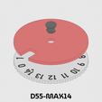 D55-MAX14_exploded.png Lebens-/Punktezähler D55 : Max. 14