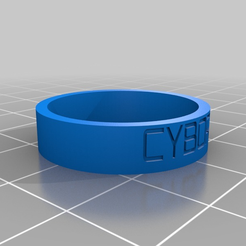 6f9b634134e355116e14ed2b49be00e4.png Бесплатный 3D файл Кольцо CYBORG размер 13・Идея 3D-печати для скачивания