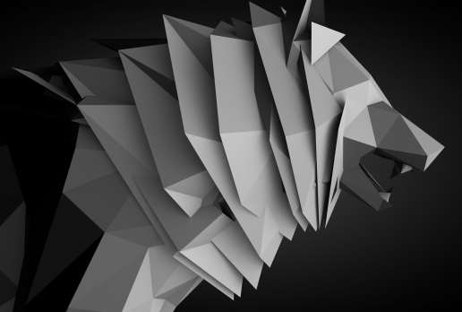LOW POLY WOLF