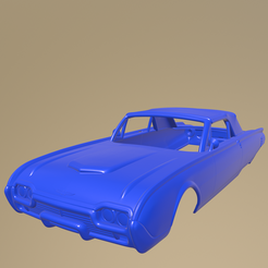 d03_013.png STL file Ford Thunderbird 1961 PRINTABLE CAR BODY・3D print model to download