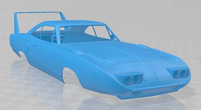 Plymouth-Road-Runner-Superbird-1970-2.jpg 3D file Plymouth Road Runner Superbird 1970 Printable Body Car・Model to download and 3D print, hora80