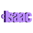 isaac.stl PACK OF NAME KEY RINGS (100 NAMES) VOLUME 2