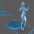 NEW On Elegoo MARS 2 PRO Scooby doo - Mystery Geek Girl - Dancing unclothed *** reworked***