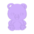 Cute bear keychain stl.stl Многоцветный брелок с милым медведем