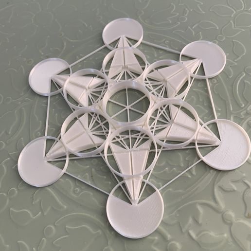 🎨 METATRON CUBE・ STL File for ・Cults